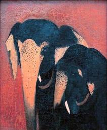 Amrita Sher-Gil: Két elefánt